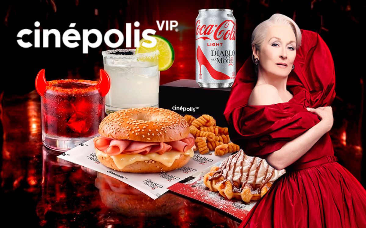Menú temático de “El diablo viste a la moda 2” en Cinépolis: Precios y Fechas (Foto: Instagram)