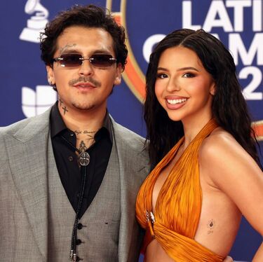 Christian Nodal lanzó la canción “Un vals”, un tema romántico inspirado en su matrimonio con Ángela Aguilar (Getty Images)