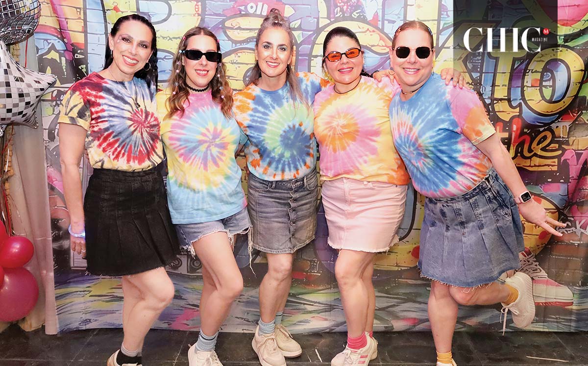 Mela Moses, Adri Cazaubon, Nany Moses, Janet Zárate y Katy Moses