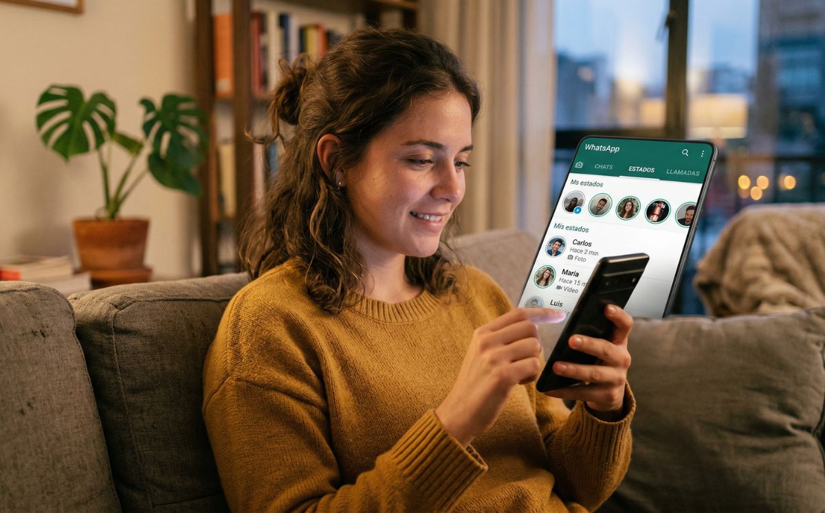 ¿Qué significa no subir estados a WhatsApp, según la psicología? (Foto: IA)