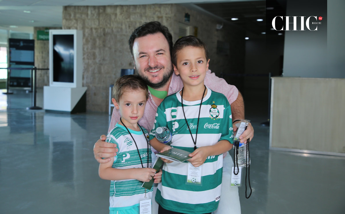 Pablo, Diego y Ander Sáenz