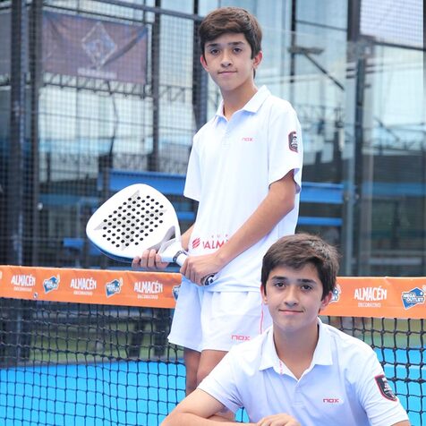 Bernardo y Emiliano Batarse son hermanos y campeones de pádel (Foto: Leonardo Jiménez)