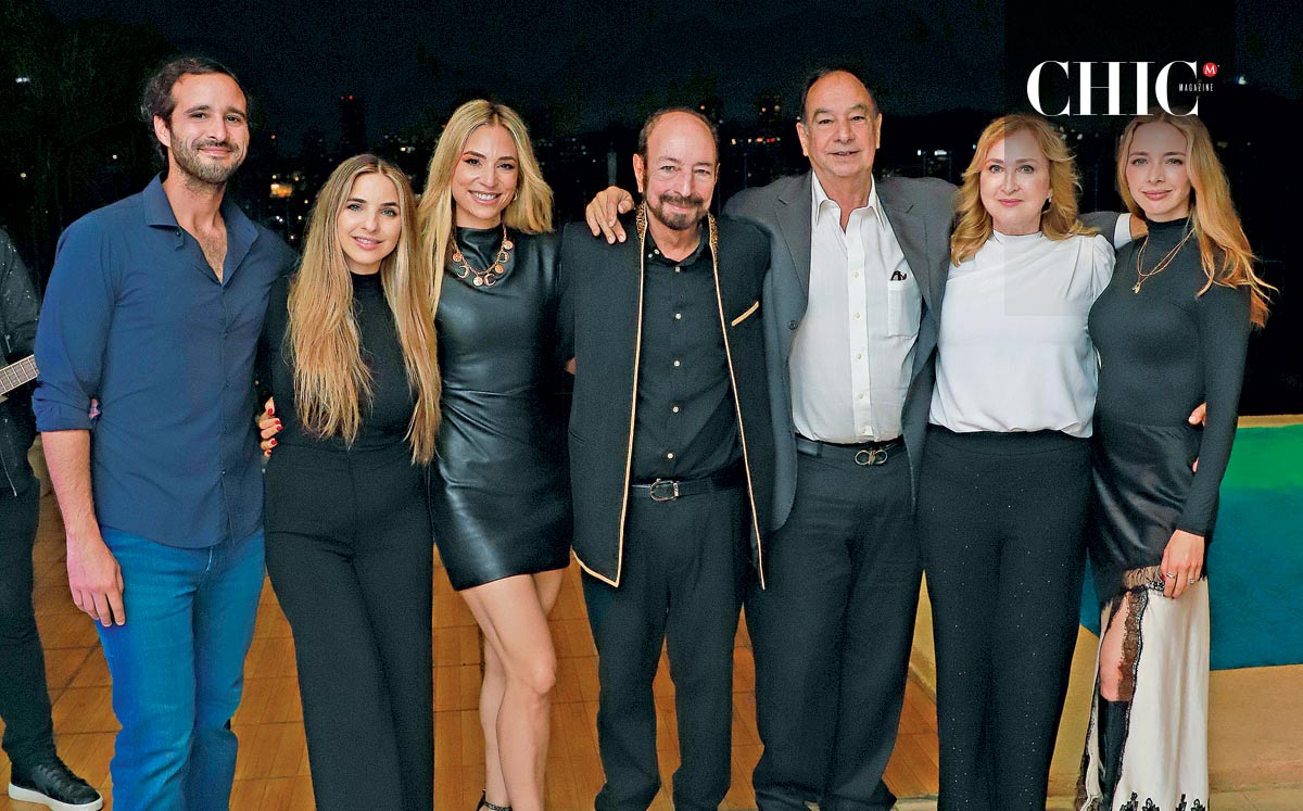 Elías Andonie, Chabe Andonie, Lulú Andonie, Ramses Andonie, Elías Andonie, Lisa González y Angie Andonie. Fotos: Daniel Saldívar