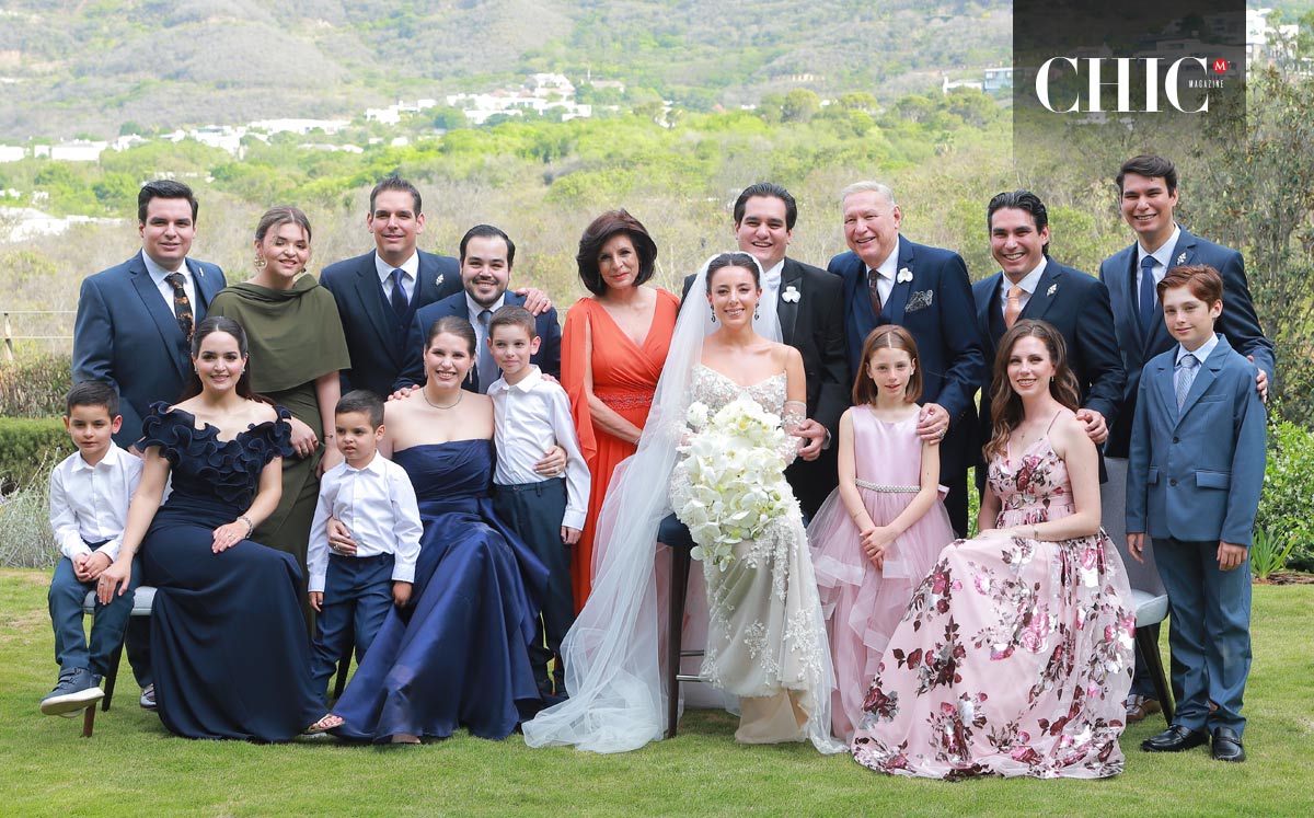 Familia de los novios. Fotos: Daniel Saldívar