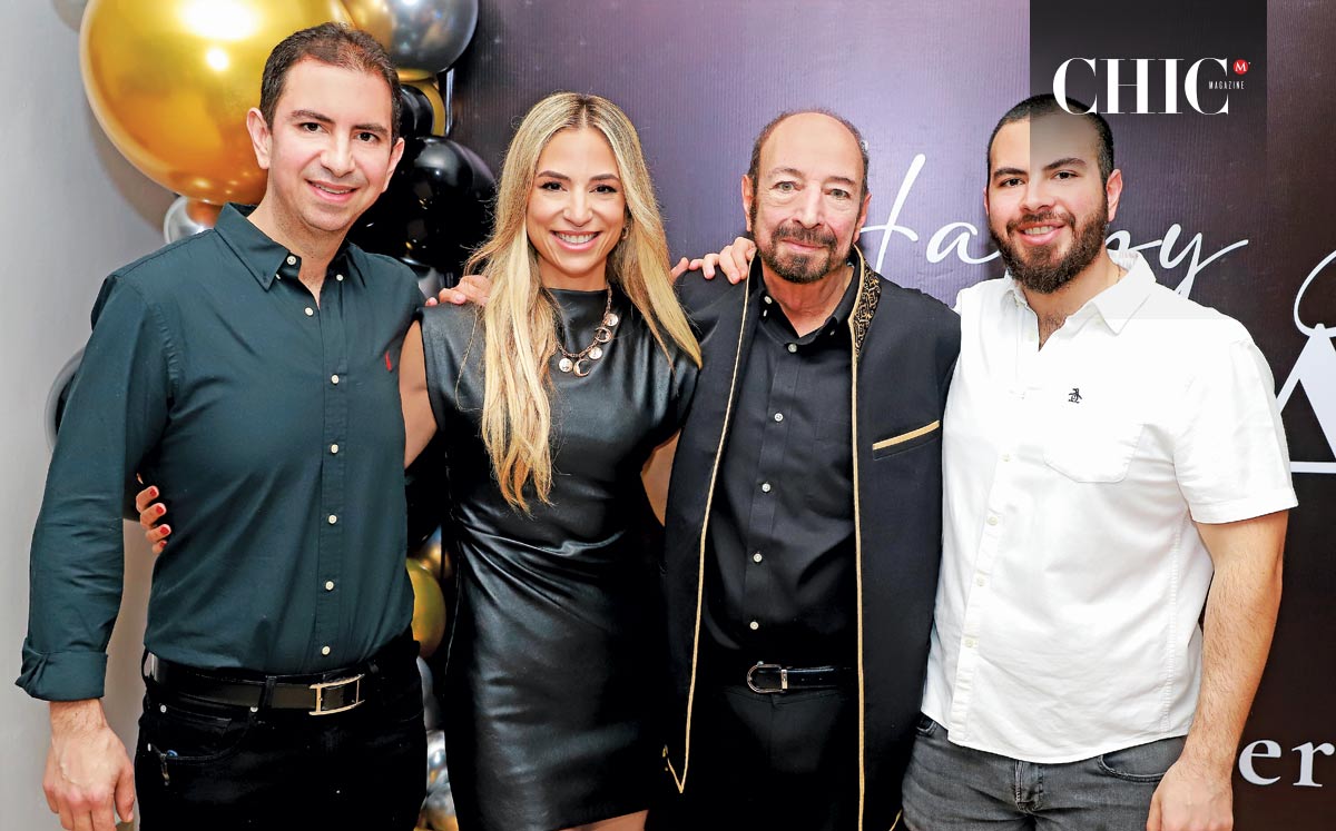 Ramses Andonie, Lulú Andonie, Ramses Andonie y Caesar Andonie