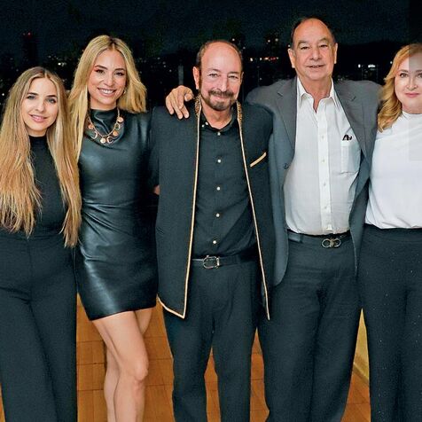 Elías Andonie, Chabe Andonie, Lulú Andonie, Ramses Andonie, Elías Andonie, Lisa González y Angie Andonie. Fotos: Daniel Saldívar