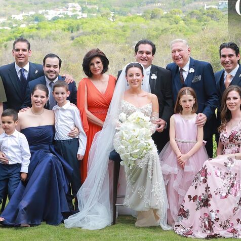 Familia de los novios. Fotos: Daniel Saldívar