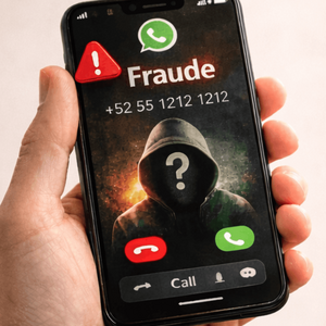 Llamadas fraude por WhatsApp (Imagen IA)
