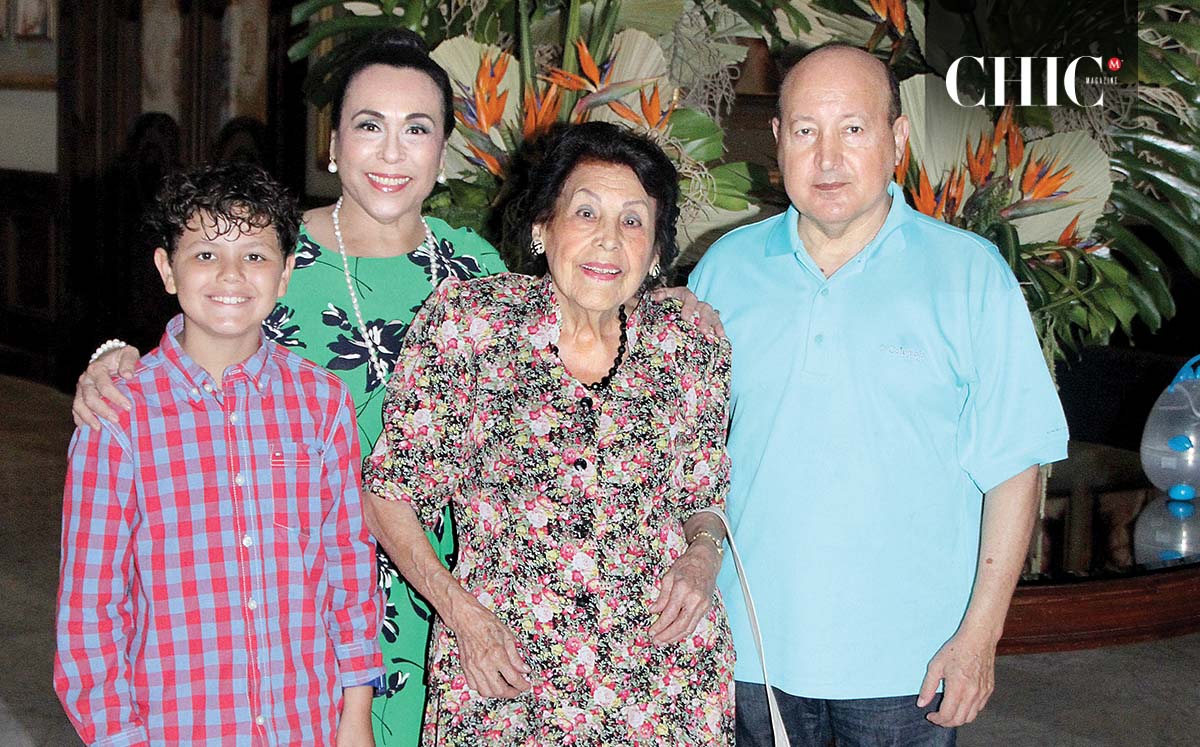 Lucca Organista, Leticia Navarro, Leticia Flores y José Navarro