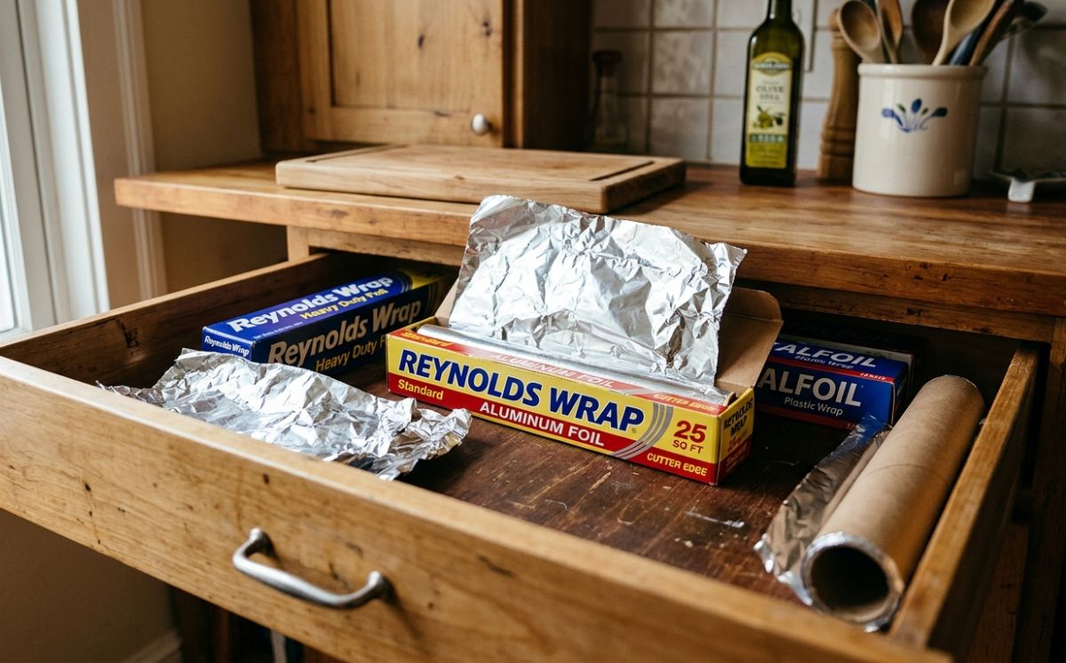 Descubre por qué miles forran sus cajones con papel aluminio (IA)