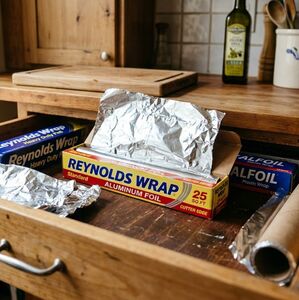 Descubre por qué miles forran sus cajones con papel aluminio (IA)