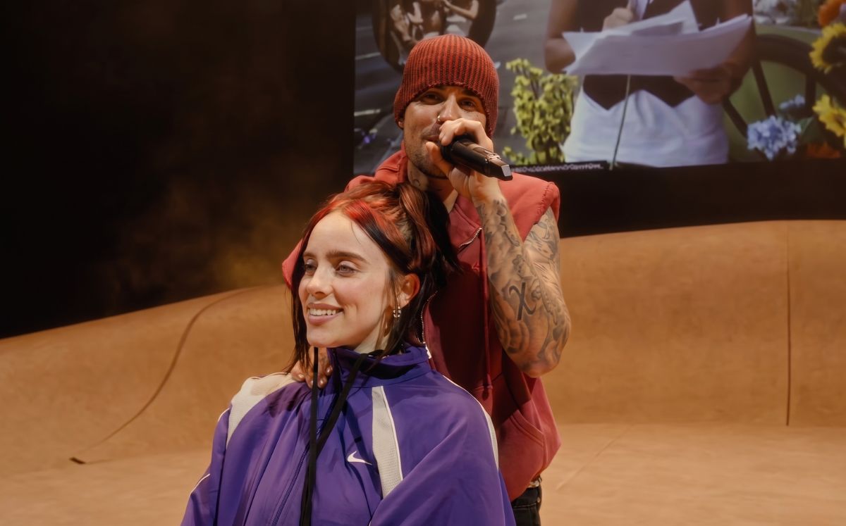 Justin Bieber le da serenata a Billie Eilish en Coachella 2026 | Video (Foto: Youtuve/IA)
