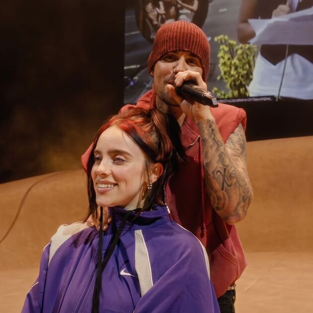 Justin Bieber le da serenata a Billie Eilish en Coachella 2026 | Video (Foto: Youtuve/IA)