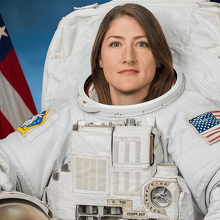 Cristina Koch y su rehabilitación después de estar en el espacio (Imagen NASA)