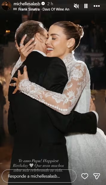 La foto de Luis Miguel con Michelle Salas (Foto: Instagram)