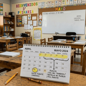 Megapuente abril-mayo 2026 (Imagen IA)