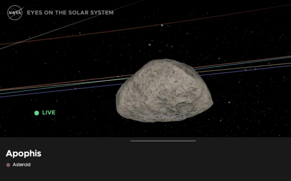 Apophis, el “Dios del Caos” en vivo (NASA)