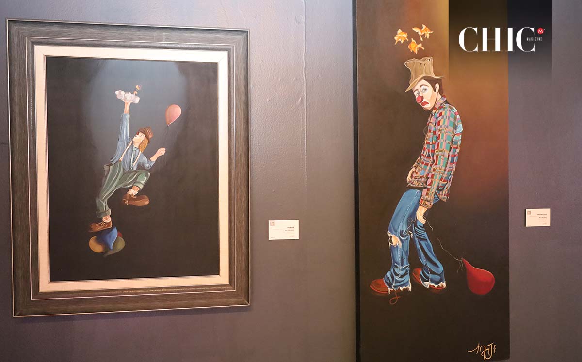 Obras que formaron parte de la exposicion "Ojos y Pestañas"