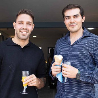 Facundo Rodríguez Soto y Omar Perezmitre (Fotos: Marisela Escudero @mariselaescz)