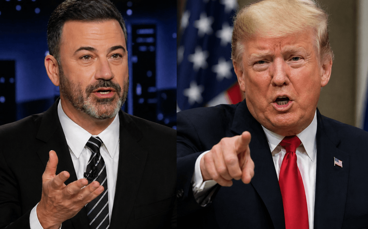 Jimmy Kimmel y Donald Trump (Imagen Chic)
