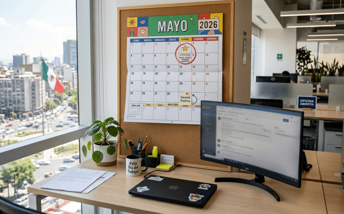 El 1 de mayo es un día de descanso obligatorio en México; si trabajas, la ley establece que deben pagarte triple (Foto: Gemini IA)