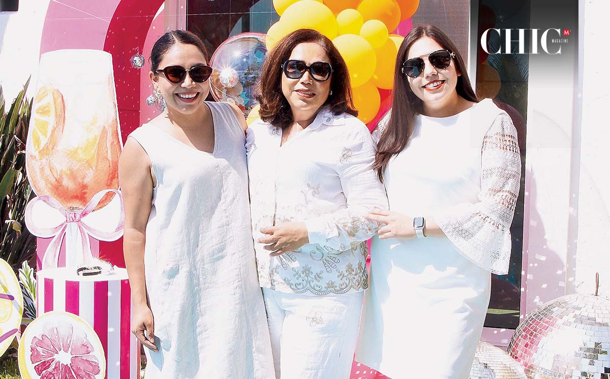 Ada Mora, Martina Gómez y Fabiola Mora