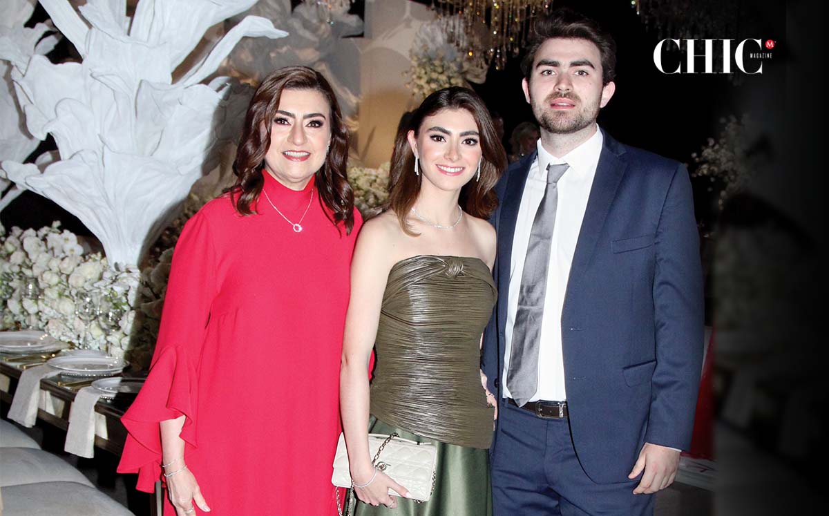 Cinthia de López, Sofía Lopez y Beto Lopez