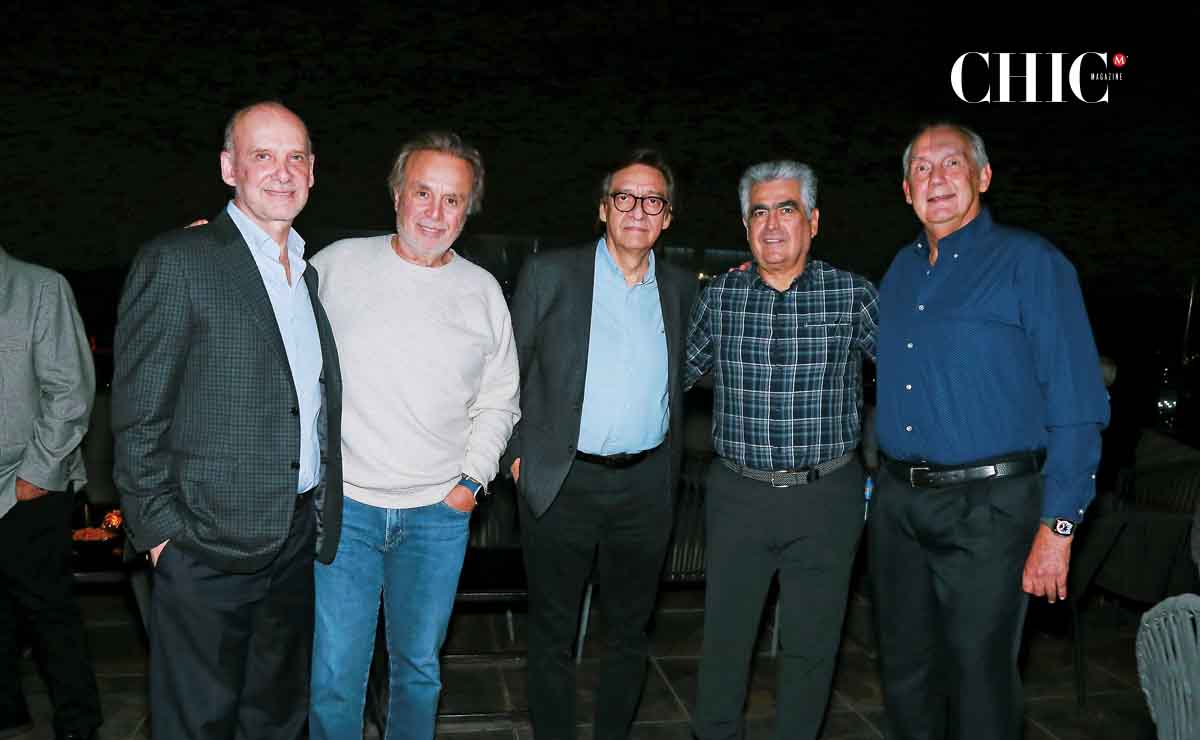 Eduardo Santos, Hernán Saldívar, Héctor Marines, Luis Martínez y José Carlos Albo / Fotos: Omar Valdez