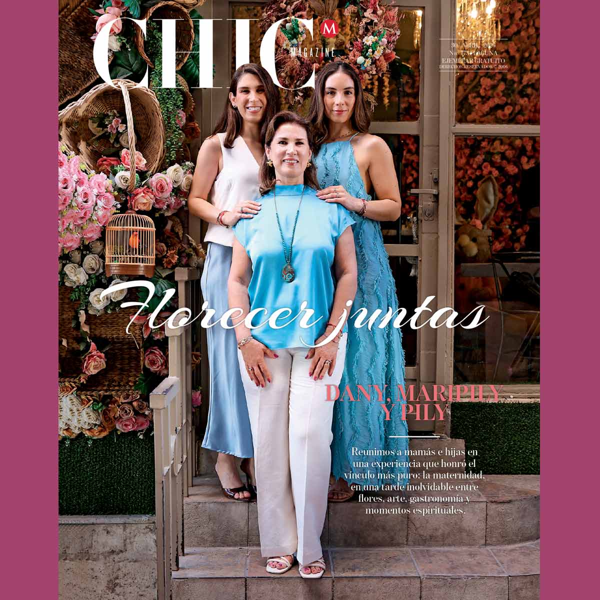 Florecer juntas  Pilar de León y sus hijas Maripily Jiménez y Daniela Jiménez