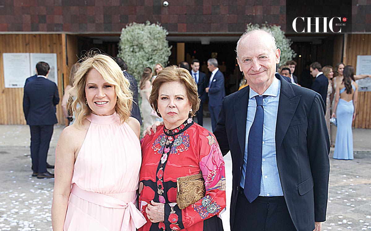 Marcela De Los Santos, Cristina De los Santos y Fernando Toca