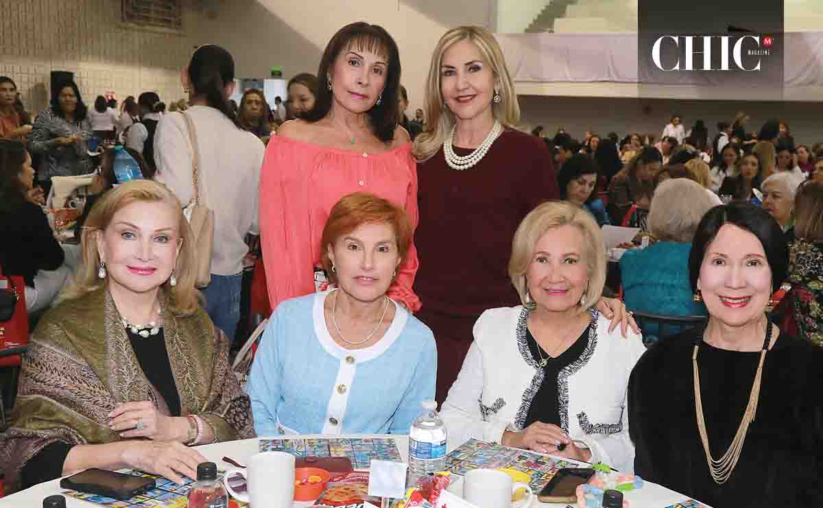 Martha Rangel De Rodríguez, Mónica Buerón De Villarreal, Mague De la Maza, Malú Ramones, Lupita Siller y Griselda ElizaldE / Fotos: Omar Valdez