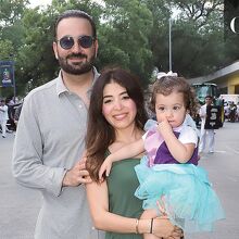 Mauricio Farah, Elisa Cruz y Luciana Farah. Fotos: Roberto Alvarado