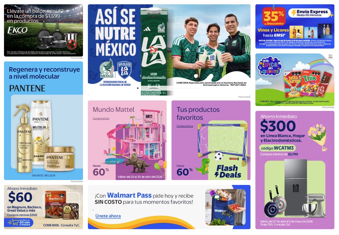 Ofertas en Walmart del 27 de abril al 3 de mayo 2026 (Foto: Walmart)