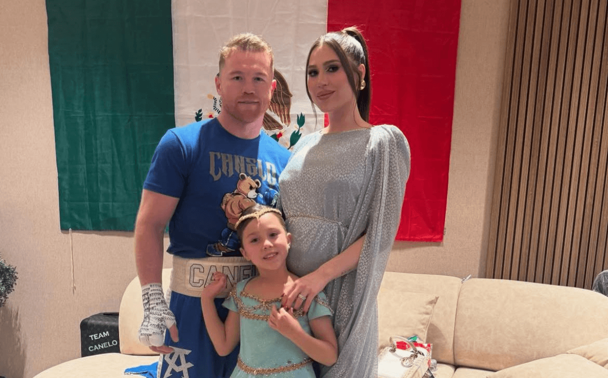 Saúl “Canelo” Álvarez y Fernanda Gómez presentan a su bebé (Imagen Instagram)