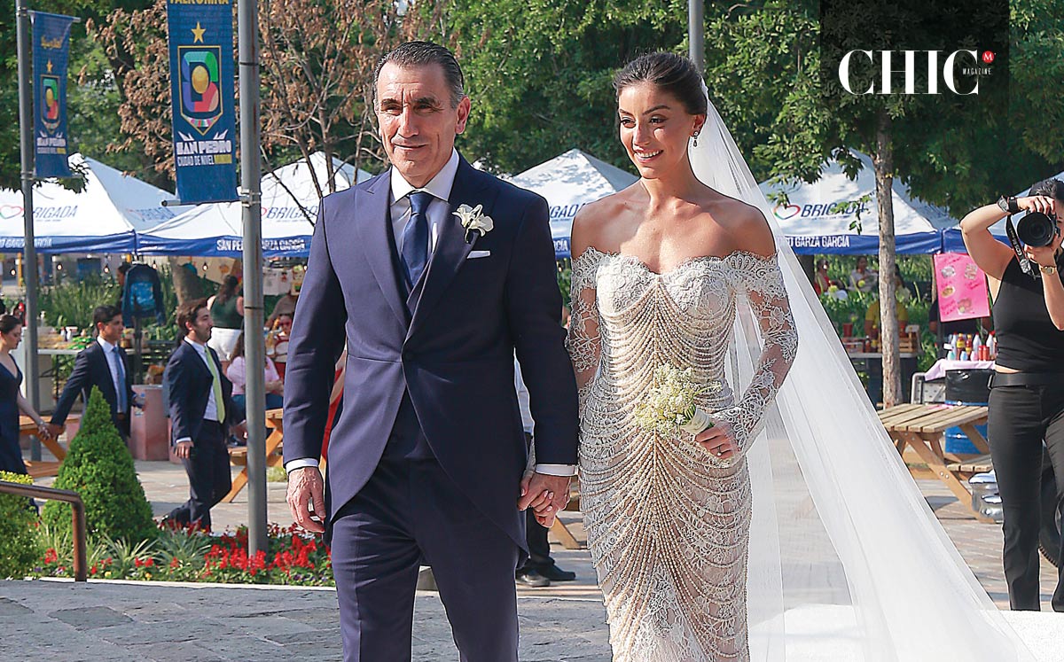 Viviana Gutiérrez junto a su papá