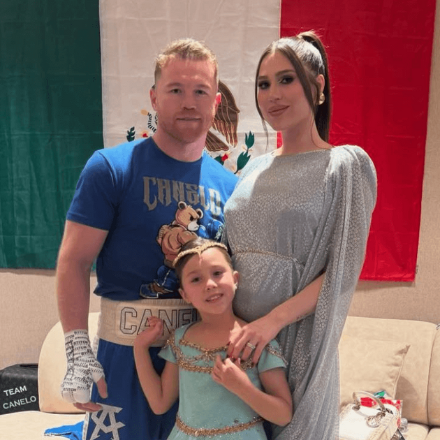 Saúl “Canelo” Álvarez y Fernanda Gómez presentan a su bebé (Imagen Instagram)