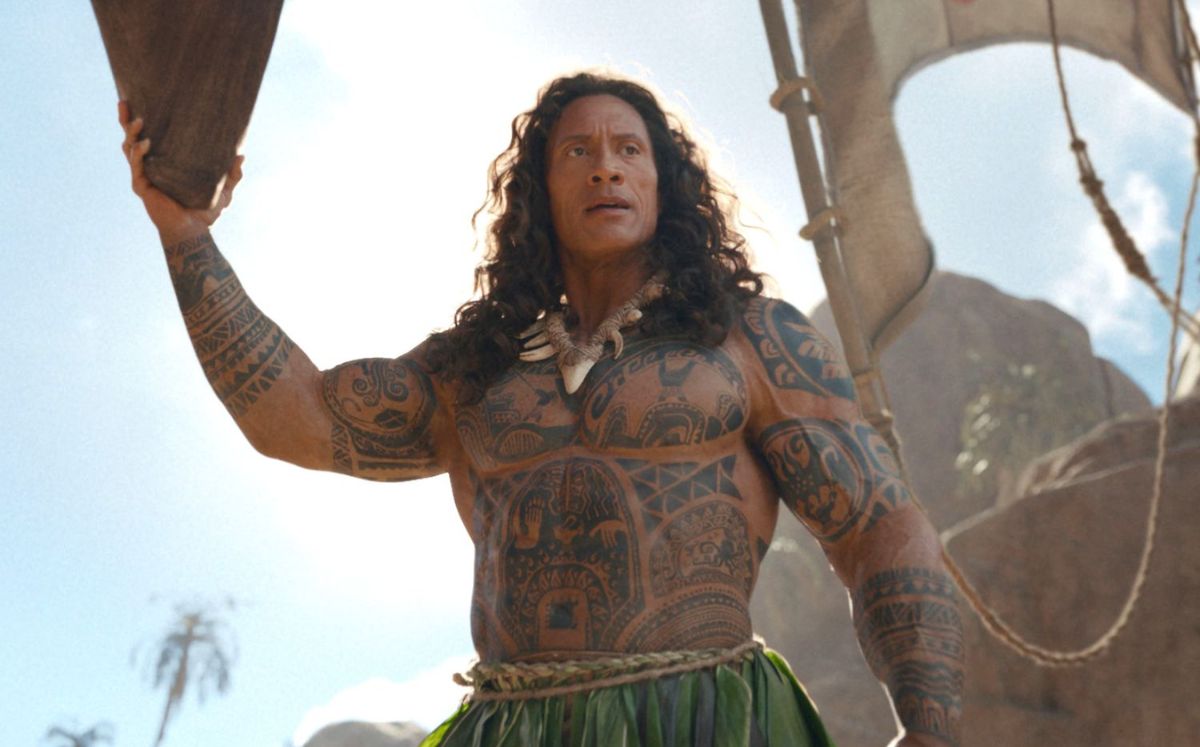 La transformación de Dwyane Johnson para el live-action de "Moana" (Foto: Disney)