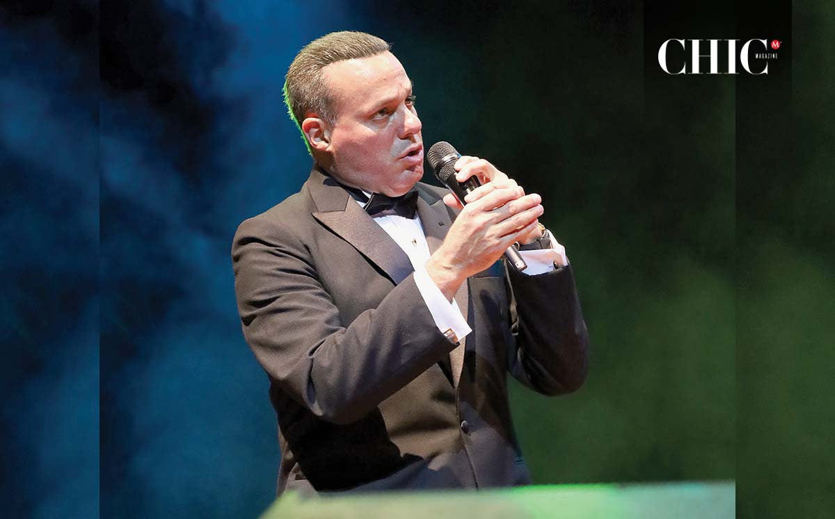 José Joel durante el concierto
