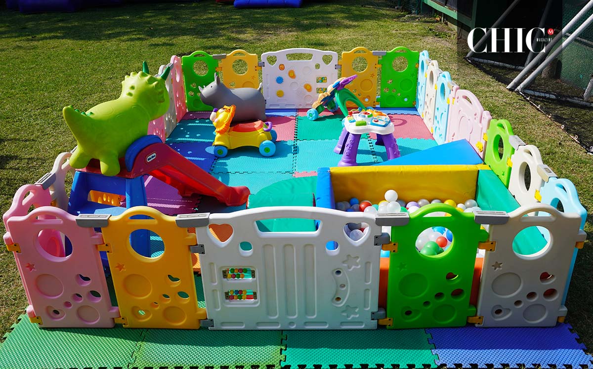 Tambien los más pequeños tuvieron su area de juegos