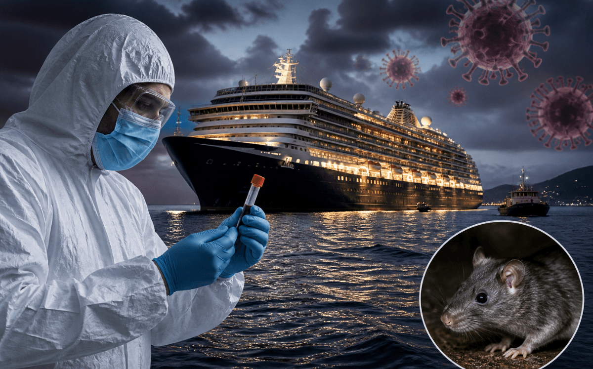 Brote de Hantavirus en crucero (Imagen IA)