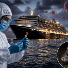 Brote de Hantavirus en crucero (Imagen IA)