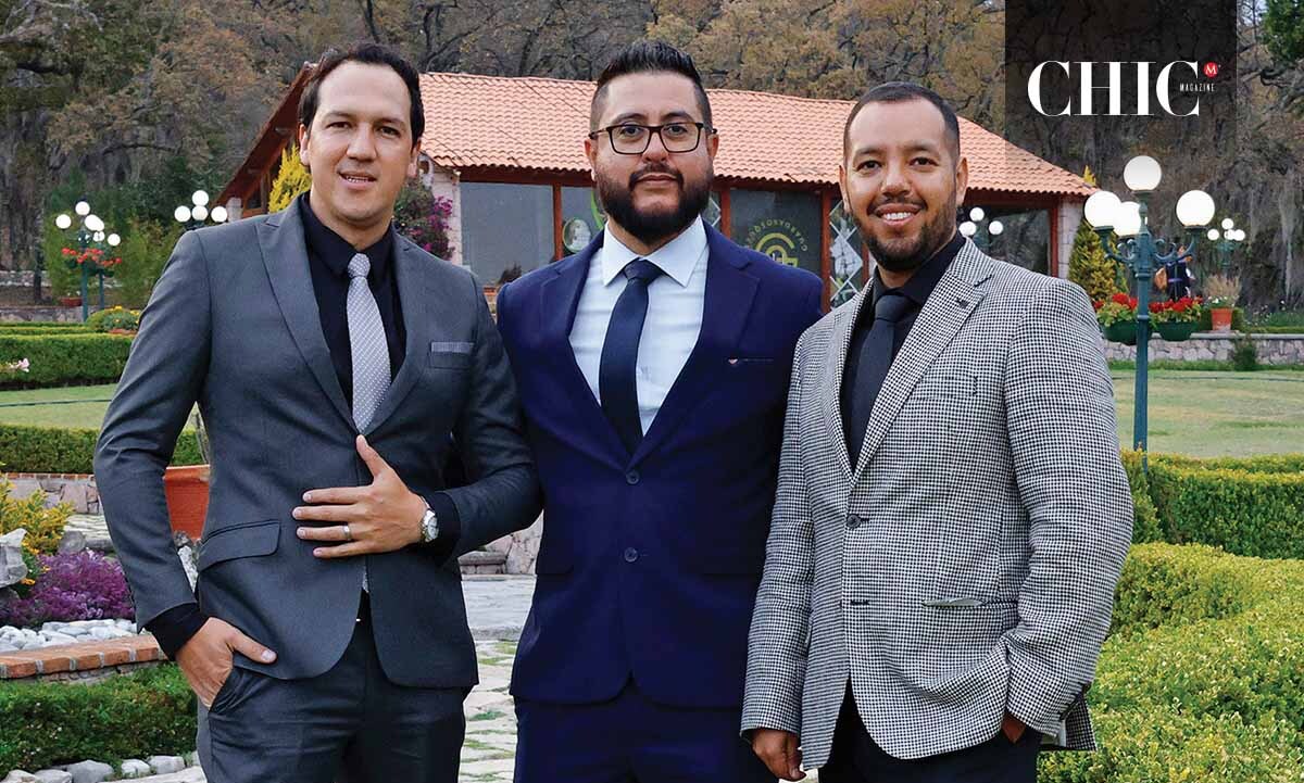 Alejandro Villeda, Enrique Ortuño y Jorge Ariza