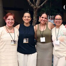 Anamaría Becerril, Mónica Macías, Montse Argüello y Karina Chávez (Fotos: Hanna Aguilar @hannaguilar._)