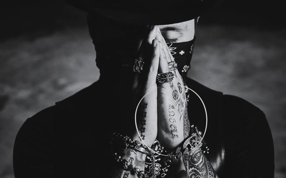 El nuevo tatuaje de Chrisitan Nodal (Foto: Instagram)