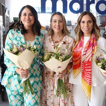 Ana Orvañanos, Julia Balcázar y Michelle Rotzinger (Fotos: Hanna Aguilar @hannaguilar._)