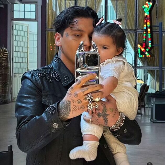 Christian Nodal muestra el cuarto de su hija Inti que hizo Ángela Aguilar (Foto: Instagram)