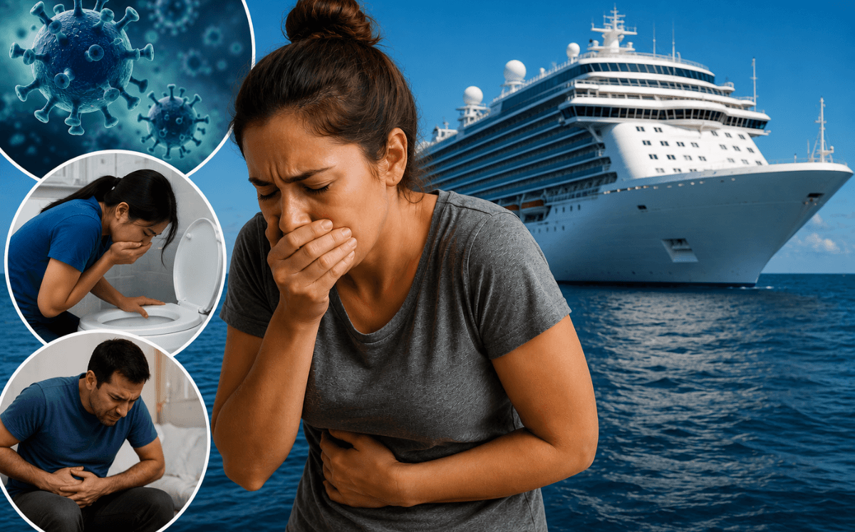 Síntomas del Norovirus (Imagen IA)