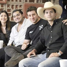 Ana Sophia Nales, César Moctezuma, Eduardo Lacavex y Jorge zumaya