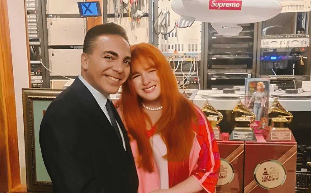Cristian Castro y Victoria Kühne (Imagen Instagram)