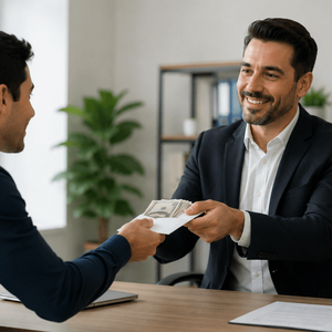 Pago de utilidades (Imagen IA)